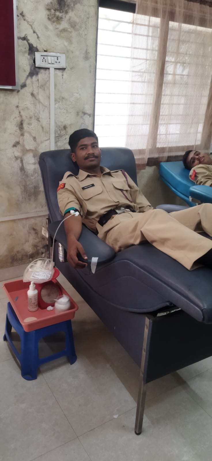 Blood Donation by NCC Cadets